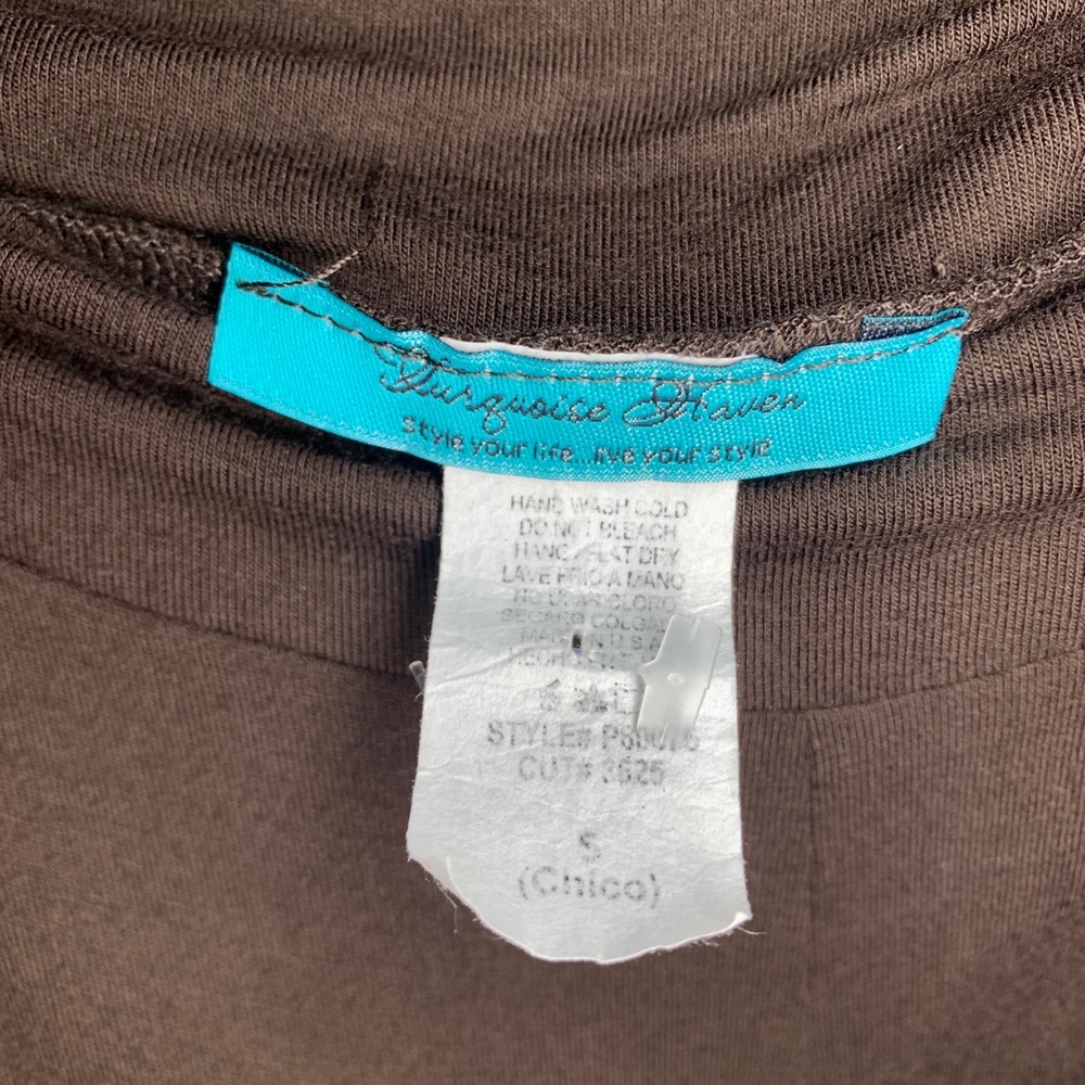 Turquoise Haven Fringed Flare Bottom Knit Pants